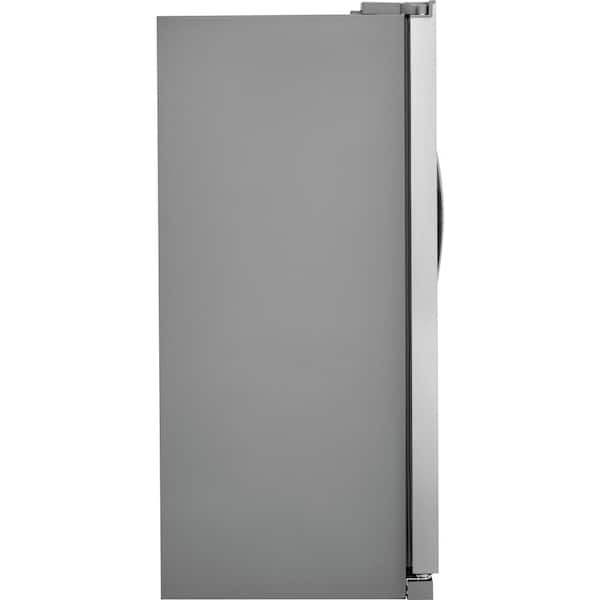 Frigidaire - 33 in. 22.3 cu. ft. Standard Depth Side by Side Refrigerator in Stainless Steel