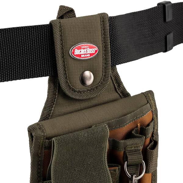 BUCKET BOSS 6 in. 5-Pocket Rear Guard Tool Belt Pouch with