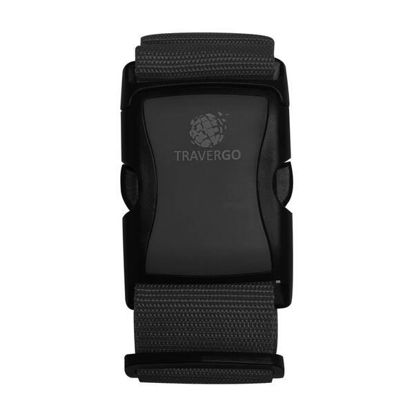 black luggage strap