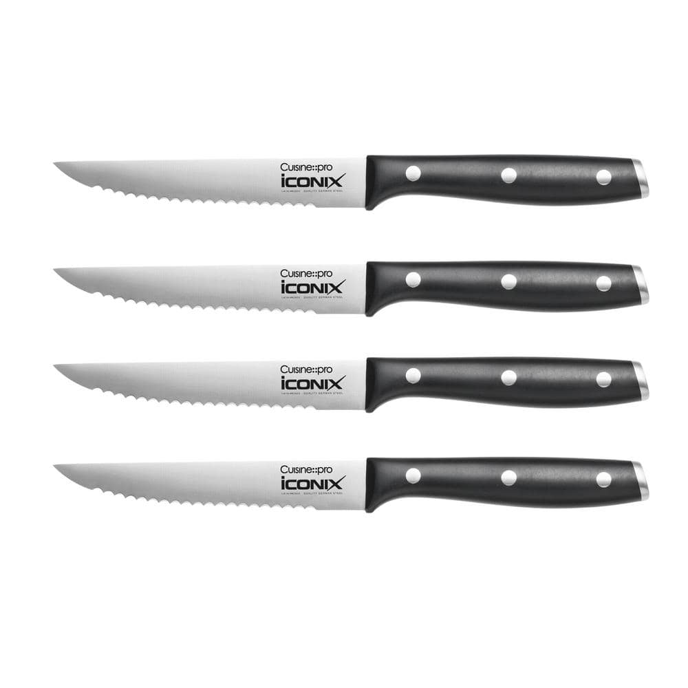   Basics Stainless Steel Dinner Knives with Round Edge,  Pack of 12, Silver : Home & Kitchen