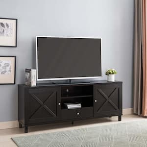 Red Cocoa TV Stand Fits TV's up to 75 in. with Barn Door