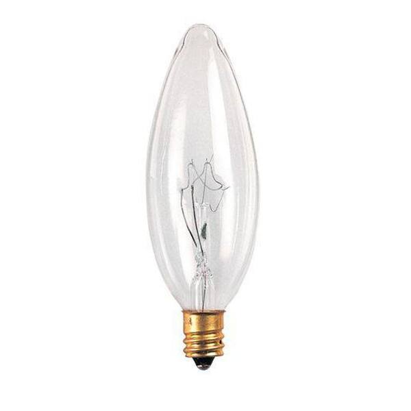 Bulbrite 25-Watt Incandescent Torpedo/B10 Light Bulb (25-Pack)