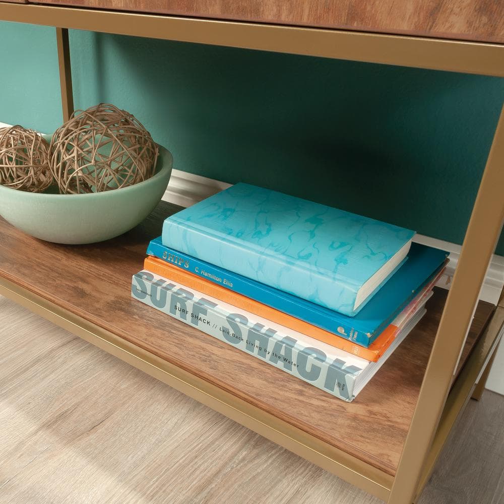Sindoori Mango Brown Storage Cabinet with Adjustable Shelving
