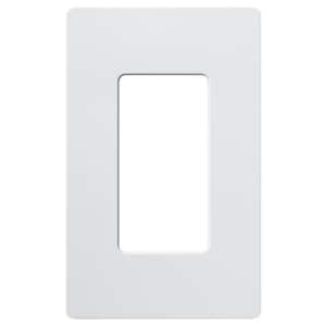 Claro 1 Gang Wall Plate for Decorator/Rocker Switches, Satin, Palladium (SC-1-PD) (1-Pack)