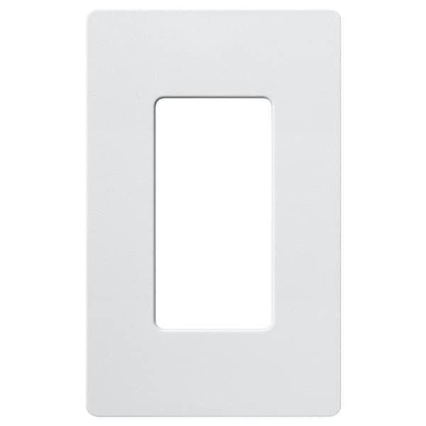 Lutron Claro 1 Gang Wall Plate for Decorator/Rocker Switches, Satin, Palladium (SC-1-PD) (1-Pack)