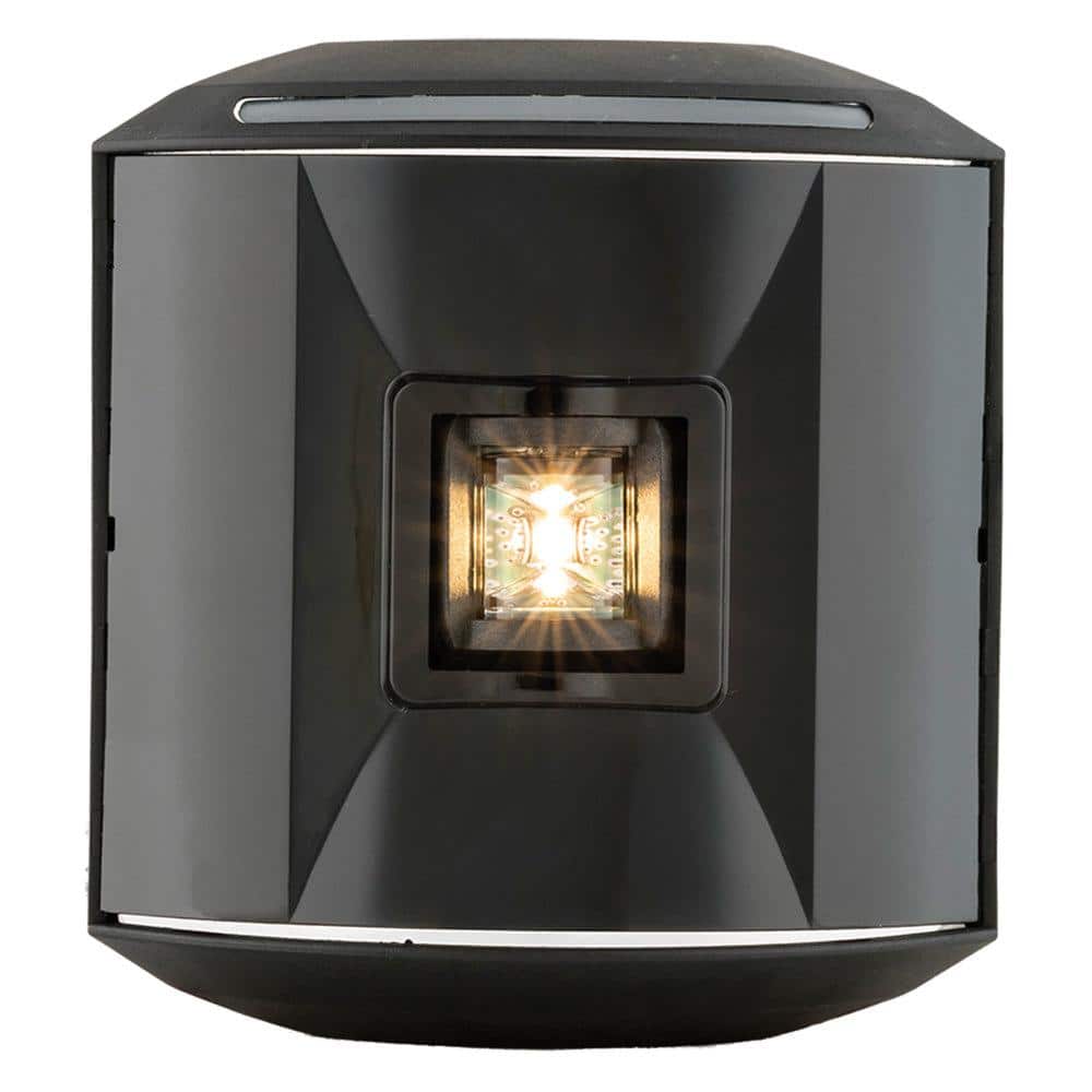 AQUA SIGNAL 44 LED Side-Mount Navigation Light - Stern White with Black  Housing 44500-7