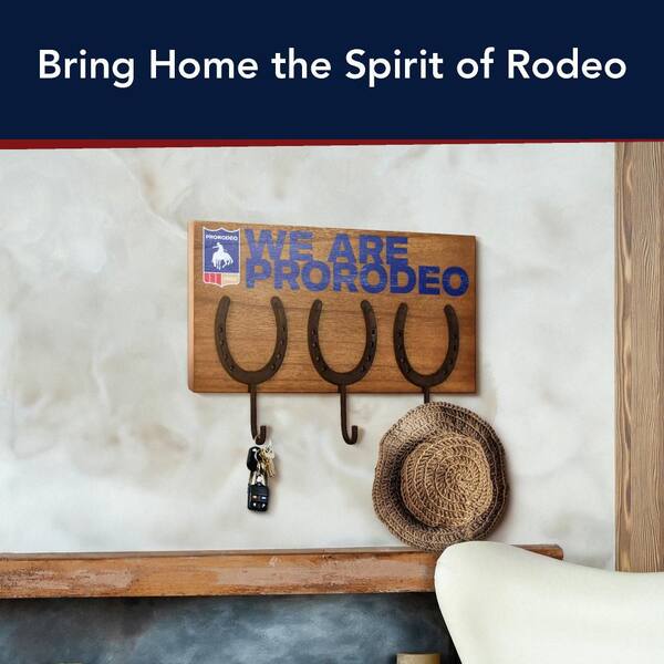 thumbnail image 2 of Rustic Cast Iron Horseshoe Star Welcome Plaque – Western Cowboy Wall Decor 2 of 6