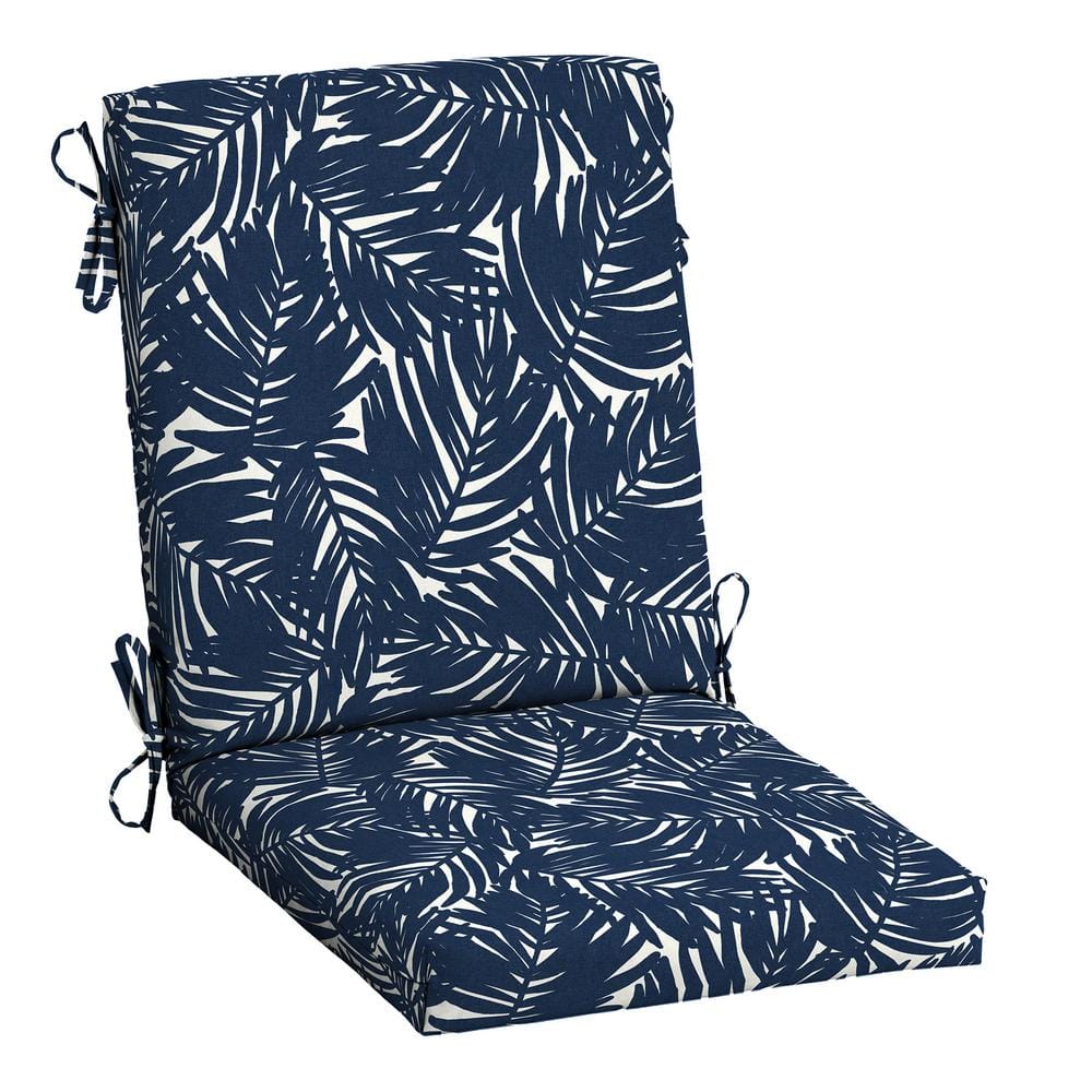 earthFIBER Outdoor Dining Chair Cushion 20 in. x 20 in., Navy Blue King Palm price history on PriceWatchPro