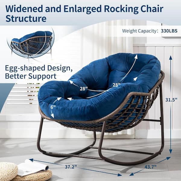 Outdoor rocker fashion recliner