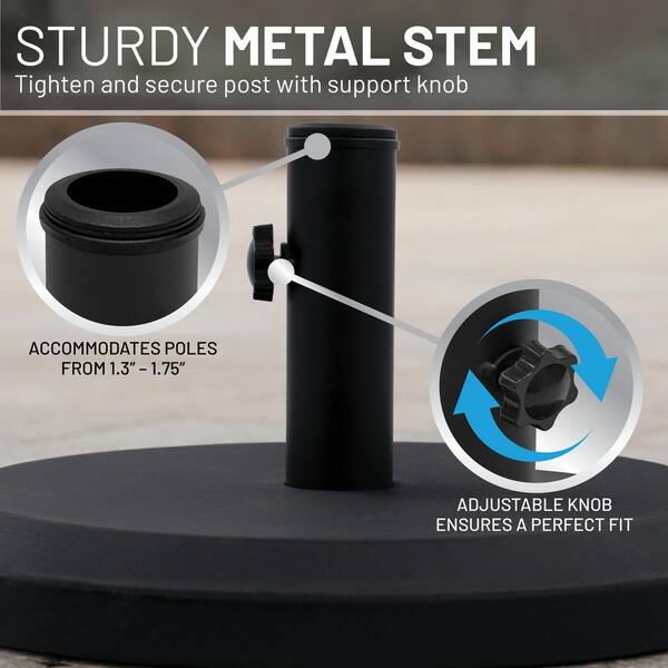 concrete form for patio umbrella base Base, Cape Town  Cape Umbrellas SA and a clean Galvanised steel patio umbrella base