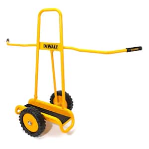 Folding Panel, Plate, and Drywall Cart with 1200 lbs. Load Capacity, Yellow