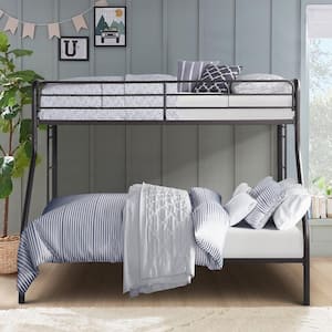 Adaline Dark Bronze Finish Twin/Full Metal Bunk Bed