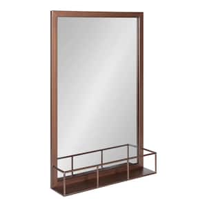 Jackson 30 in. x 20 in. Rectangle Modern Bronze Framed Accent Wall Mirror