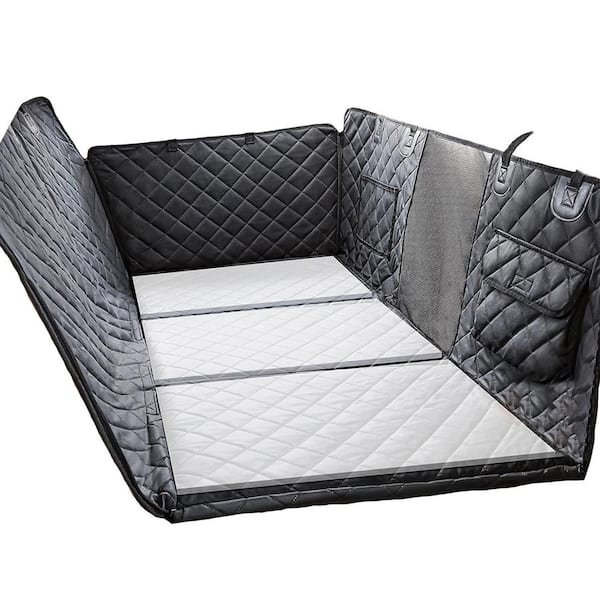 Upgraded Anti-Scratch PU Leather Dog Car Seat Cover, Waterproof Hammock, Backseat Protector