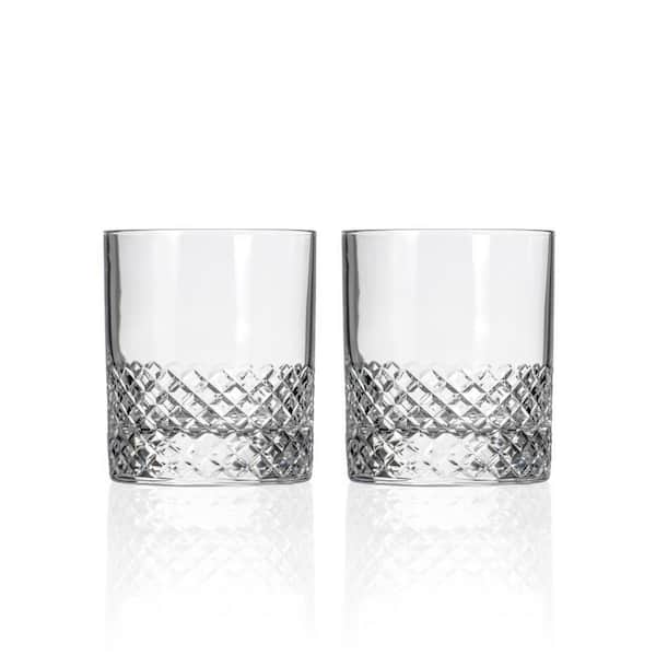 Rolf Glass Diamond 11 oz. On the Rocks Glass (Set of 2)
