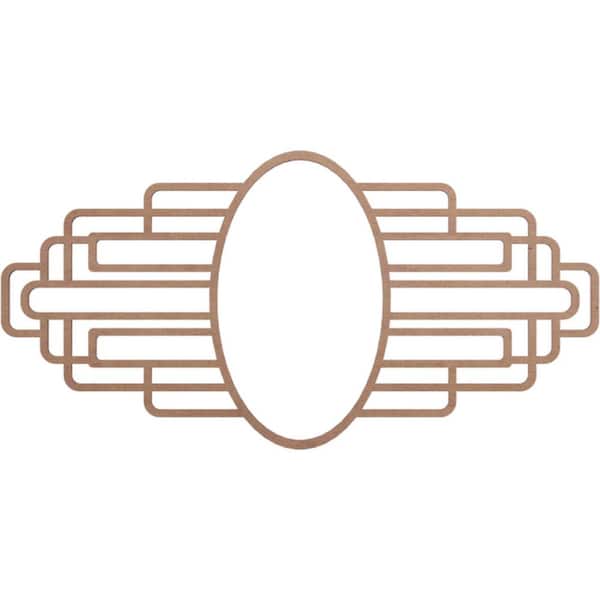 Ekena Millwork 0.25 in. x 8.1875 in. x 11 in. Wood Medallion Moulding