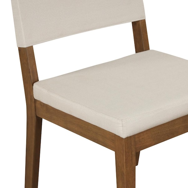 Banana Leaf Dining Chair - Natural Finish Solid Hardwood – James+James
