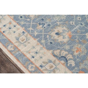 Anatolia Blue 7 ft. x 10 ft. Machine Made Oriental Blended Yarn Rectangle Area Rug