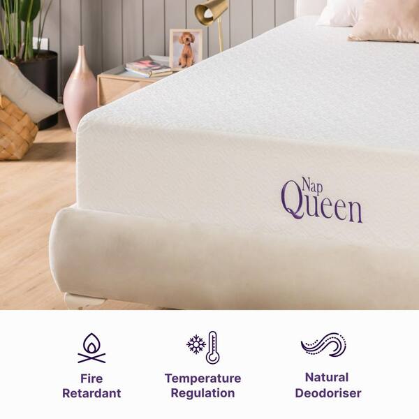 NapQueen 12 Victoria Hybrid Cooling Gel Memory Foam Mattress - Twin