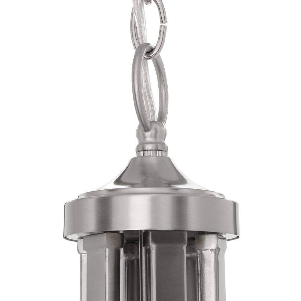 Contemporary Elegance Brushed Nickel 12-Light Chandelier with Etched White Glass