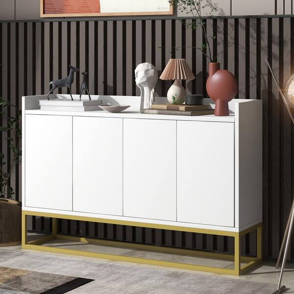 Nathan James Mason Storage Cabinet Free Standing Accent Sideboard Buf