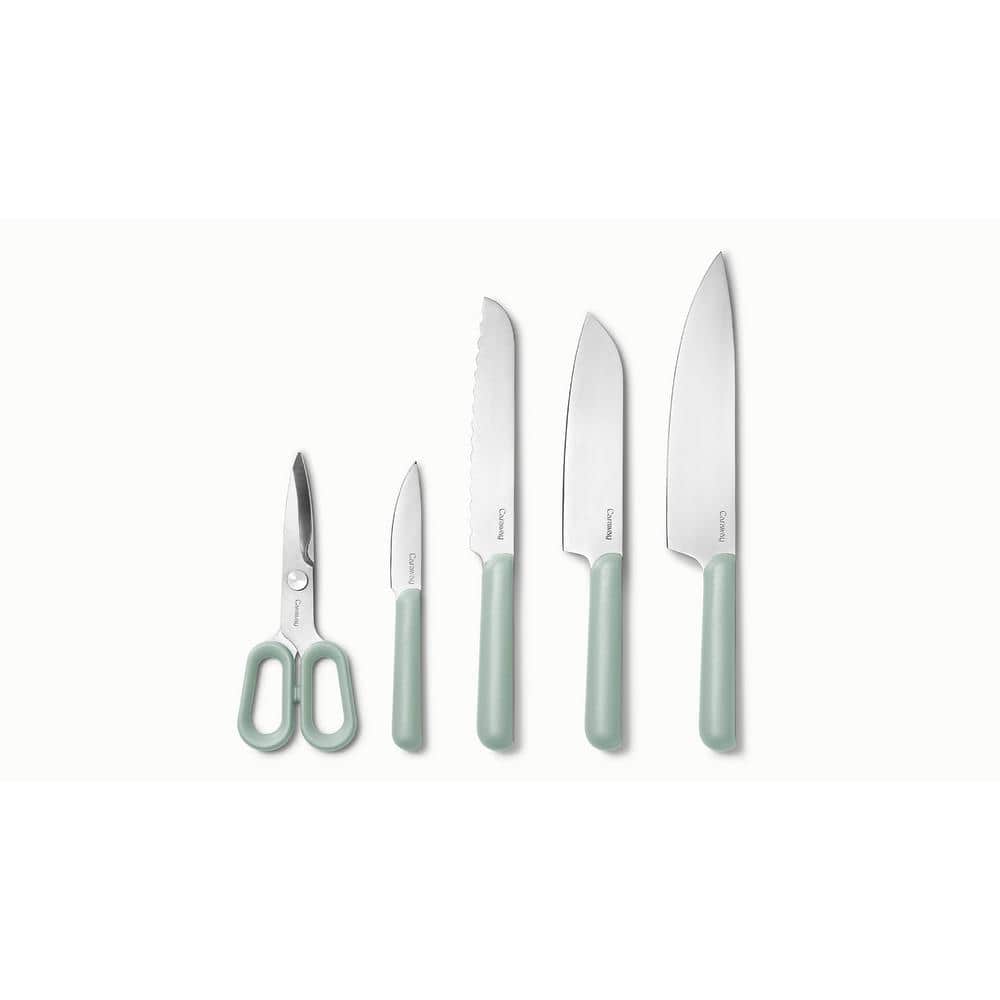 Mist 14-Piece Kitchen Knife and Utensil Prep Set with Organizer