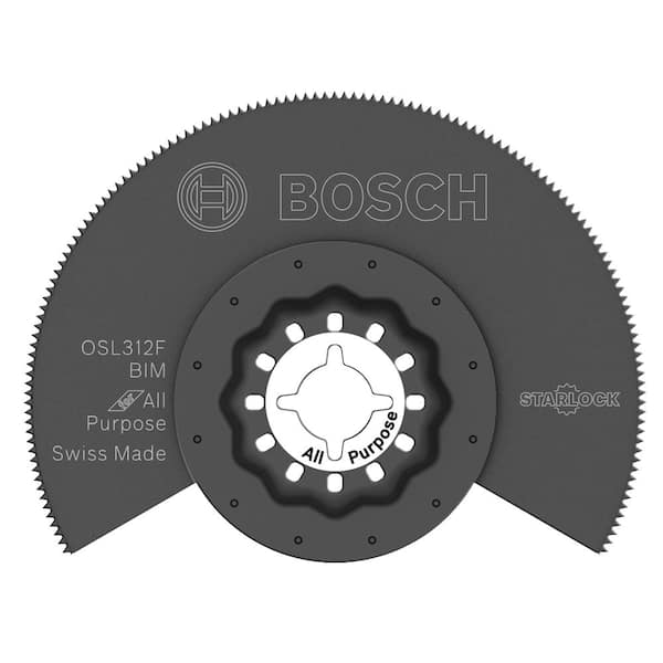 BOSCH 5 Piece Starlock Wood/Metal Steel Multi-Tool Function Blade Set,2608664131 