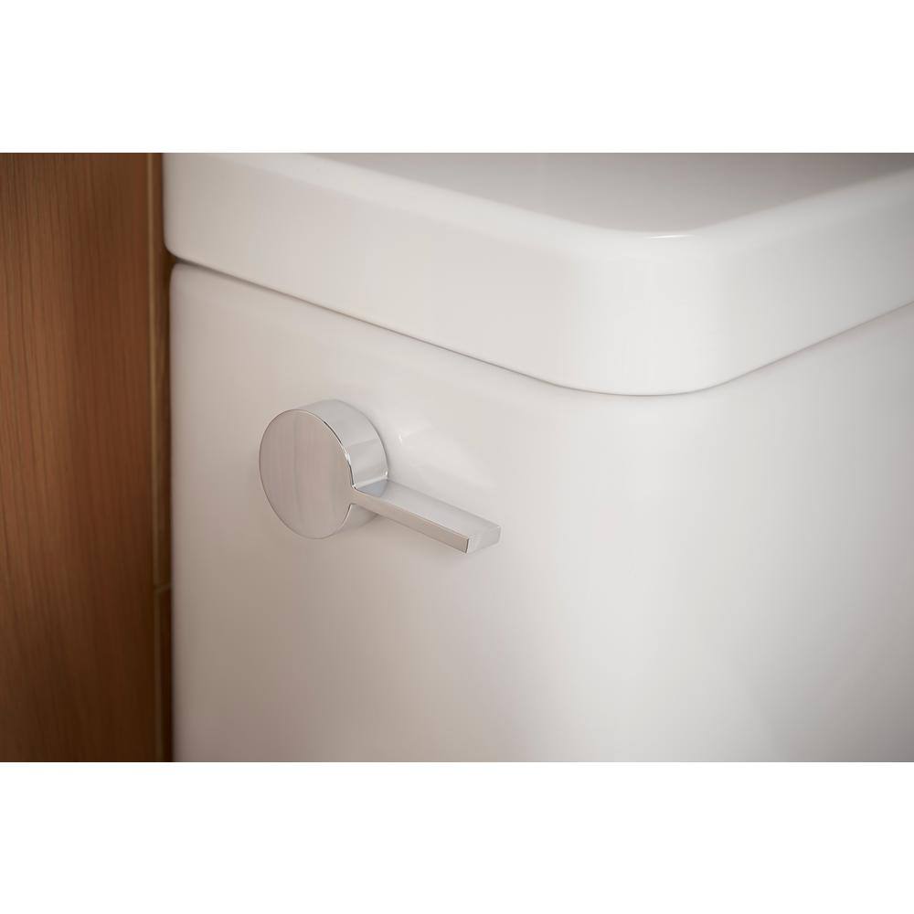 White High Efficiency Elongated Free Standing Toilet