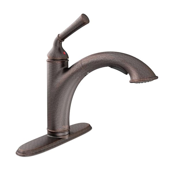 American Standard Portsmouth Single-Handle Pull-Out Sprayer Kitchen Faucet 1.5 gpm in Oil Rubbed Bronze