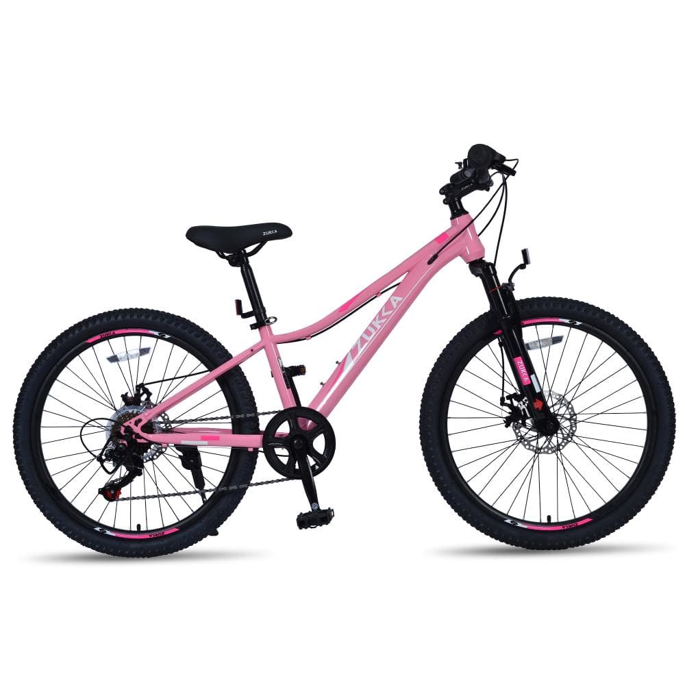 Pink 24 Inch 6-Speed Mountain Bike for Kids Boys and Girls price history on PriceWatchPro