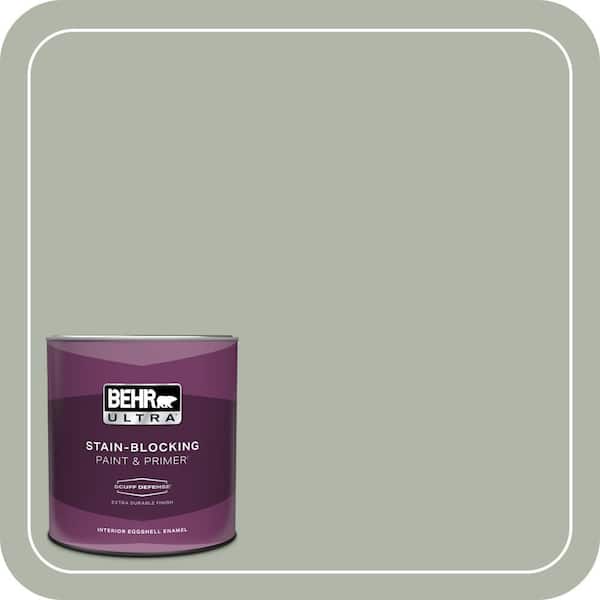 BEHR ULTRA 1 qt. #ICC-56 Green Tea Extra Durable Eggshell Enamel Interior Paint & Primer