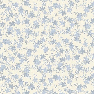 Laura Ashley Misterton Trail Pale Sea Spray Blue Wallpaper Sample