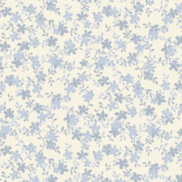 Graham & Brown Laura Ashley Misterton Trail Pale Sea Spray Blue Wallpaper Sample