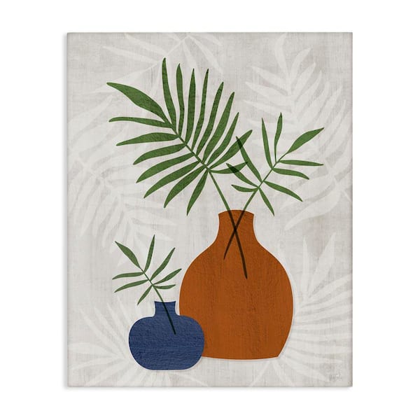 Stupell Industries Boho Botanical Vases by Natalie Carpentieri Unframed Nature Graphic Art Print 48 in. x 36 in.