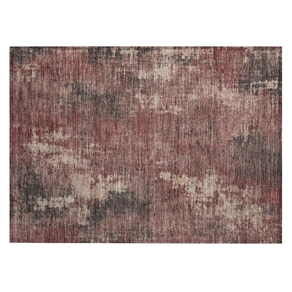 Chantille Machine Washable Indoor/Outdoor Abstract ACN3135 Garnet 2 ft. x 3 ft. Accent Rug