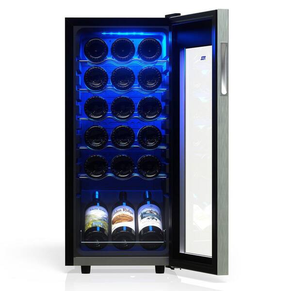 TCL Single Zone 18-Wine Bottles Stainless Look Wine Cooler