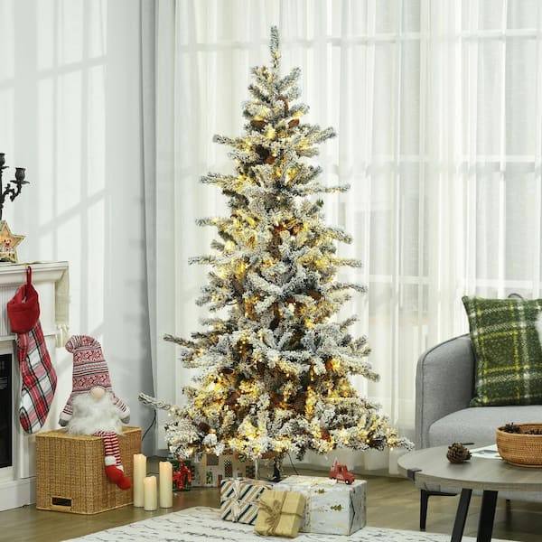 6Ft Prelit Artificial Full Christmas Tree Remote Control, 400