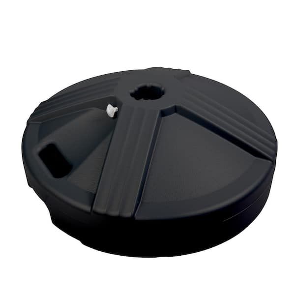USW US Weight Durable 50 lbs. Umbrella Base Designed to be Used with a Patio Table in Black