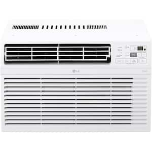 8,000 BTU (DOE) 115 Volts Window Air Conditioner Cools 340 Sq. Ft. with Wi-Fi Control in White