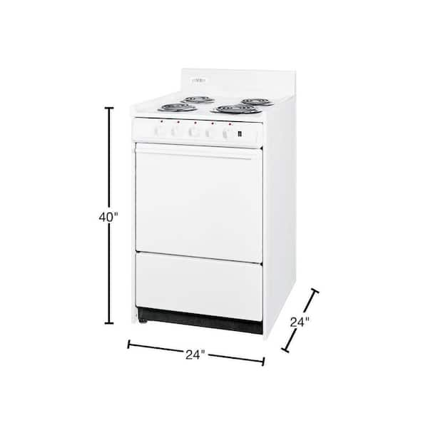 Amana 2.6 cu. ft. Electric Range in White AEP222VAW - The Home Depot