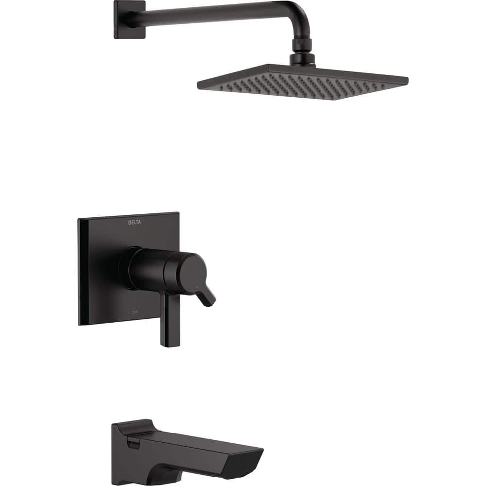 Pivotal TempAssure 1-Handle Wall-Mount Tub and Shower Trim Kit in Matte Black (Valve Not Included) price history on PriceWatchPro