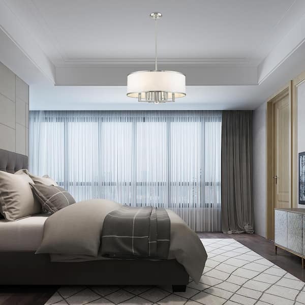 Livex Lighting Park Ridge 7 Light Brushed Nickel Chandelier