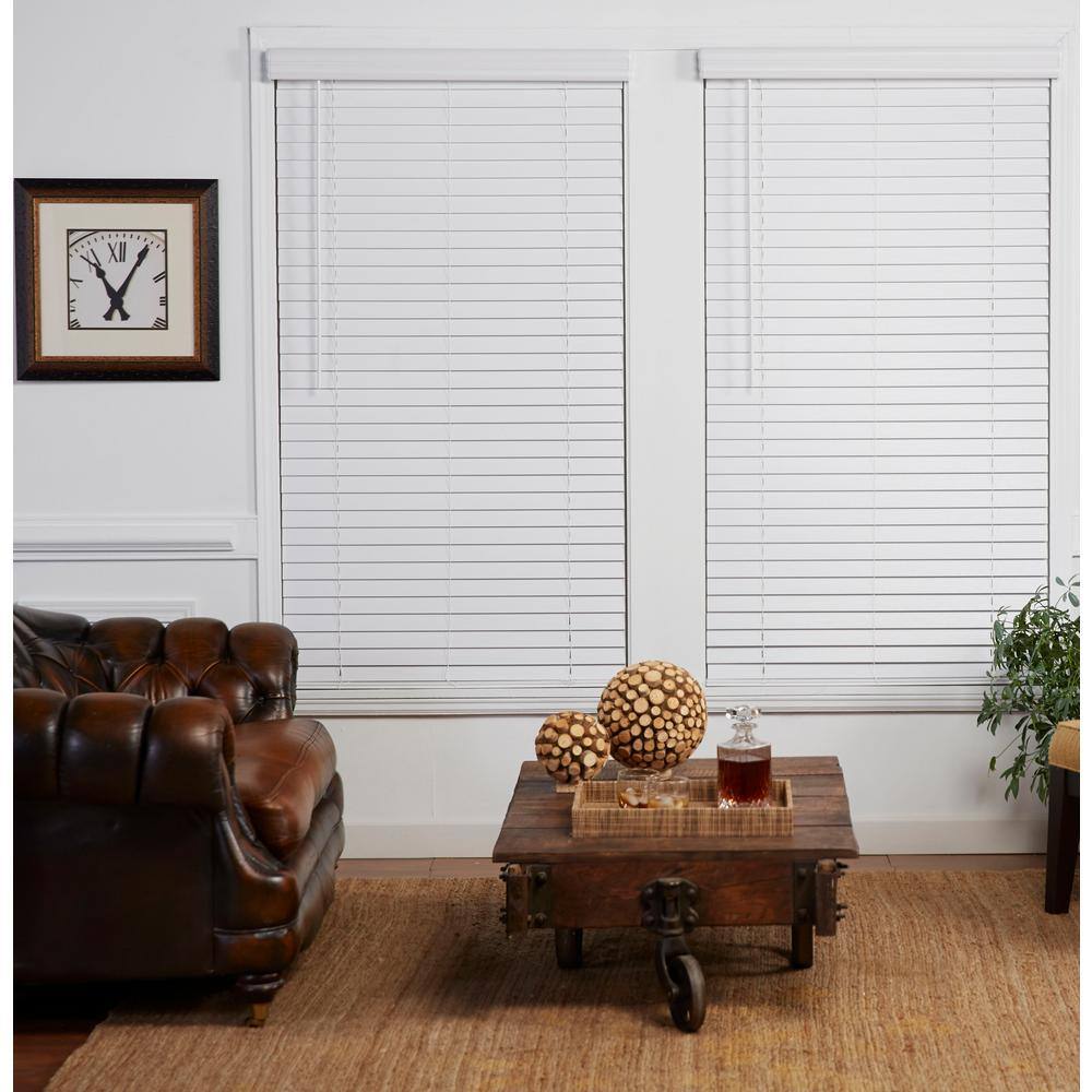 Driftwood Gray NEW Perfect Lift 2 in Room Darkening Cordless Faux Wood Blinds 