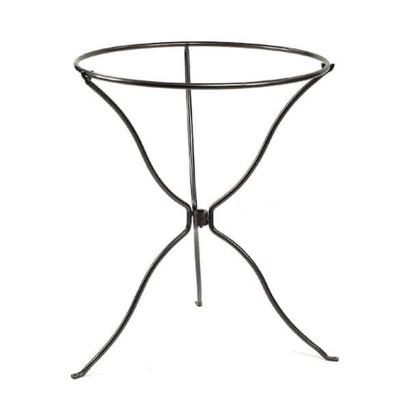 ACHLA DESIGNS 29 in. Tall, Graphite Powder Coat Tripod Ring Stand with ...