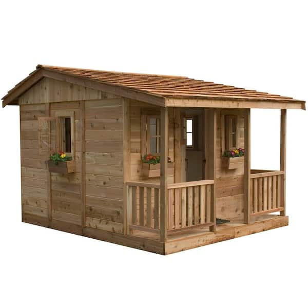 9 ft. x 7 ft. Cozy Cabin Playhouse