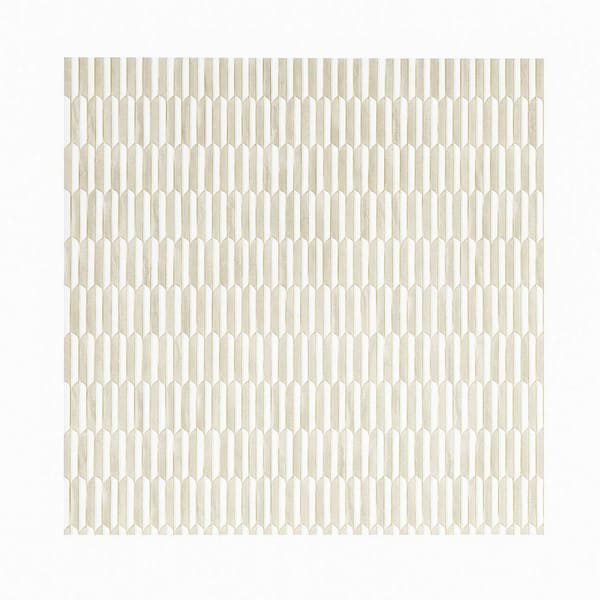 White and Beige Slate 10 in. x 8 in. PVC Mixed Light Gold Peel and Stick Backsplash Tile 10-Pack