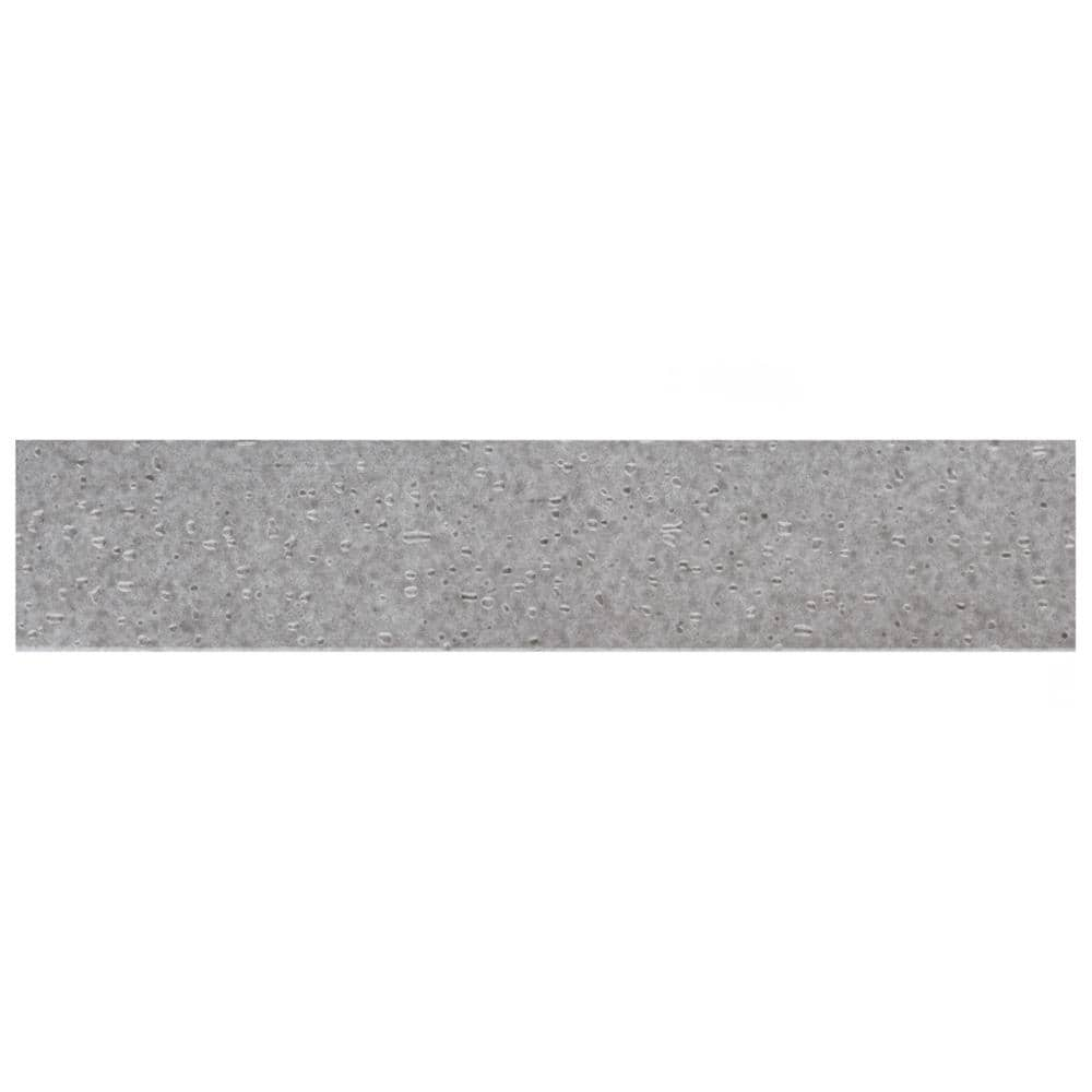 Merola Tile Muretto Grigio Glossy 2 in. x 10 in. Porcelain Floor and ...