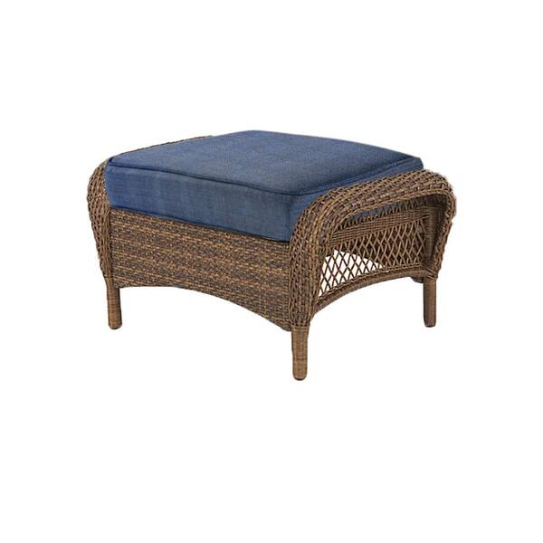 Wicker ottoman cushion on sale replacement