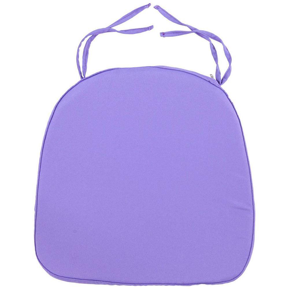 Purple Memory Foam Dining Chair Cushion Pads Set of 2