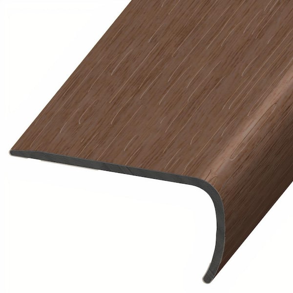 ASPEN FLOORING Verge 1 in. Thick x 2 in. Width x 94 in. Length Rigid Core Stair Nose Vinyl Molding